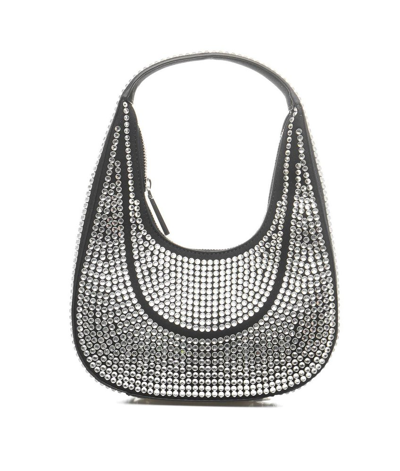 Chiara Ferragni Embellished Zipped Tote Bag In Silver