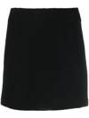 Tagliatore Virgin Wool Skirt In Black