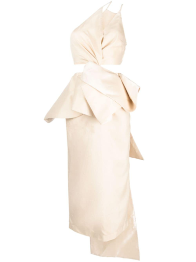 Cult Gaia Asymmetrisches Kleid In Neutrals
