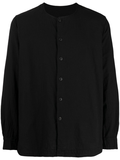 Casey Casey Black Verger Shirt In Onyx