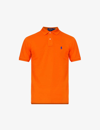 POLO RALPH LAUREN SHORT-SLEEVED LOGO-EMBROIDERED SLIM-FIT COTTON-PIQUÉ POLO SHIRT