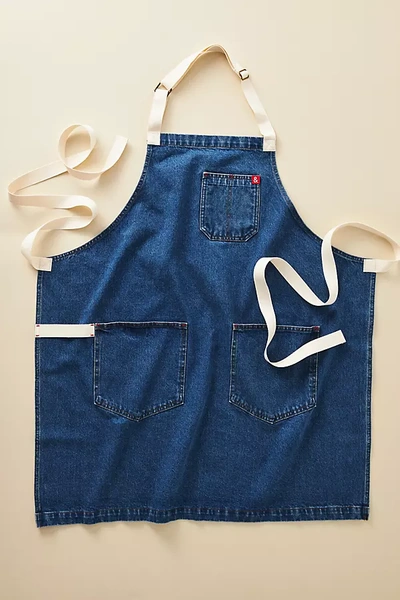 Hedley & Bennett Apron By  In Blue Size Adult In Blue