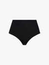 Hanro Seamless Maxi High-rise Cotton-jersey Briefs In Black