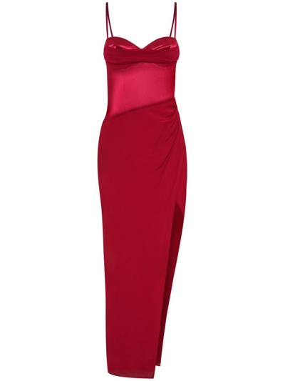 Nicholas Solara Bustier-style Gown In Red