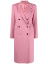 TAGLIATORE DOUBLE-BREASTED NOTCHED-LAPELS COAT