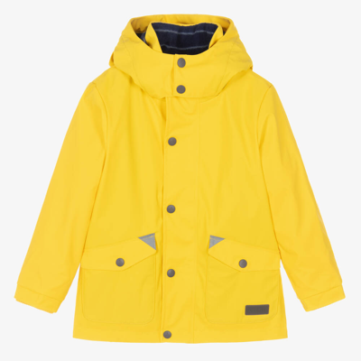 Mitty James Yellow Hooded Waterproof Raincoat