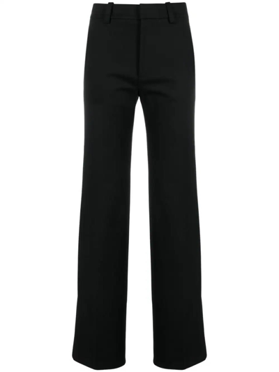 Victoria Beckham Straight-leg Trousers In Black  