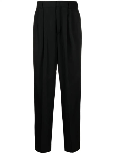 Armarium Celia Slim-fit Wool Trousers In Black  