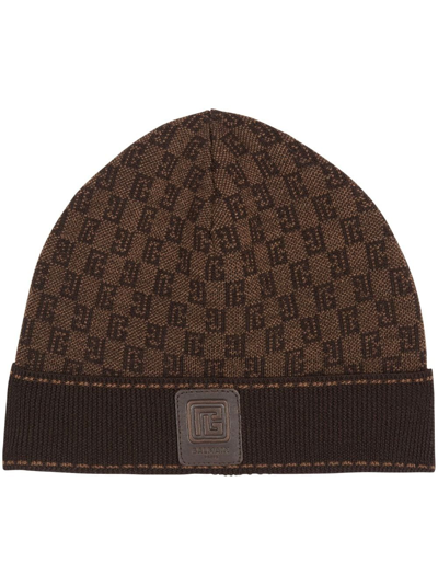 Balmain Hats Brown