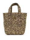 VIVIENNE WESTWOOD SMALL MURRAY LEOPARD-JACQUARD TOTE BAG