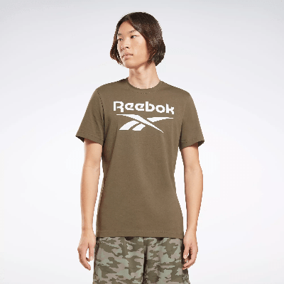 Reebok Identity Big Logo T-shirt In Green