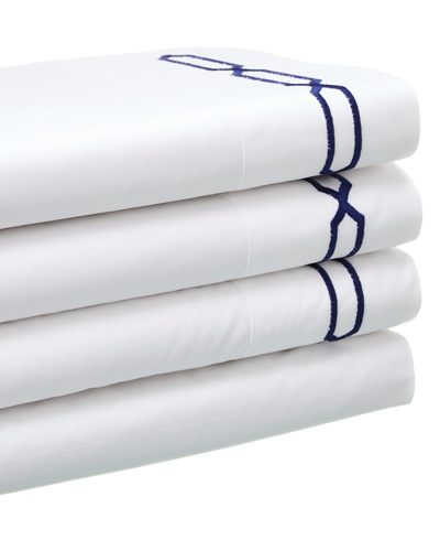 DEA ITALIAN LINENS DEA ITALIAN LINENS SINFONIA TOSCANA PRATO EMBROIDERED SHEET SET