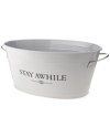 TWINE TWINE STAY AWHILE METAL DRINK TUB