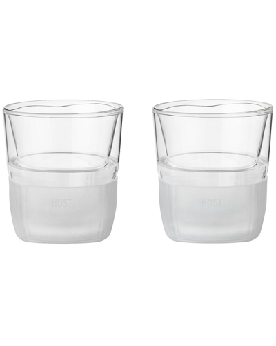 Host Glass Freeze Whiskey Glass, Set Of 2 In Clear