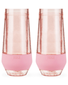 HOST HOST CHAMPAGNE FREEZE COOLING CUPS (SET OF 2) IN BLUSH TINT