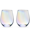 TWINE TWINE LUSTER STEMLESS WINE GLASS SET