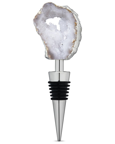 Twine White Geode Bottle Stopper