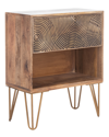 Safavieh Solene 1-drawer Textured Nightstand