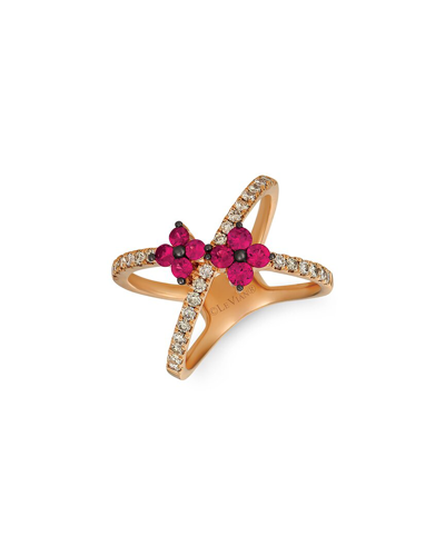 Le Vian 14k Strawberry Gold 1.14 Ct. Tw. Diamond & Ruby Ring