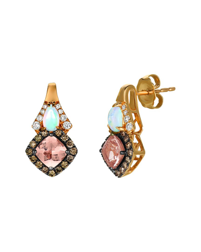 Le Vian ® Chocolatier 14k Strawberry Gold 1.44 Ct. Tw. Diamond & Gemstone Earrings
