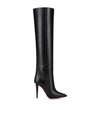 CHRISTIAN LOUBOUTIN ASTRILARGE BOTTA CALF LEATHER KNEE-HIGH BOOTS 100