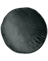 EDIE HOME EDIE HOME PANNE VELVET ROUND DECORATIVE PILLOW