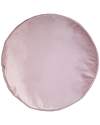 Edie Home Panne Velvet Round Decorative Pillow In Multi