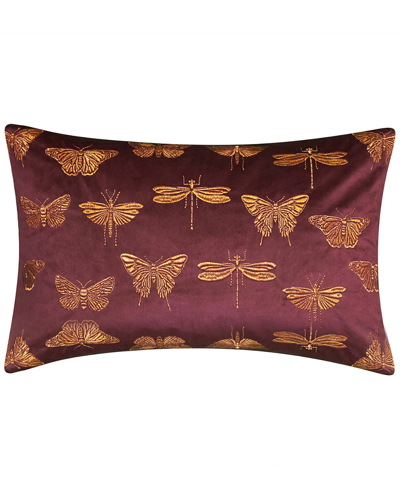 Edie Home Butterfly Decorative Throw Pillow In Multi