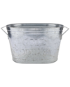 TWINE TWINE COLD DRINKS GALVANIZED METAL TUB