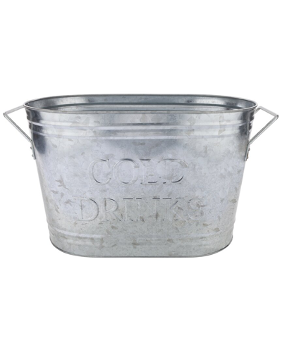 Twine Cold Drinks Galvanized Metal Tub