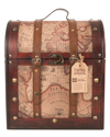 TWINE TWINE 6 BOTTLE OLD WORLD WOODEN WINE BOX