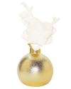 Vivience Diffuser Tall White Flower: Lily Of The Valley In Gold