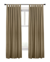 Thermaplus Tab Top Total Blackout Panel Pair In Grey