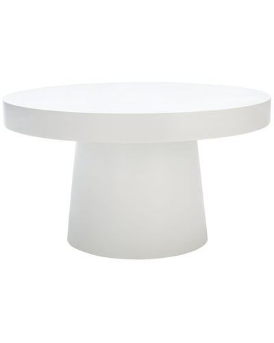 Safavieh Couture Jaria Paper Mache Coffee Table In White