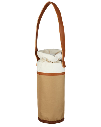 Twine Single Insulated Wine Bag In Beige