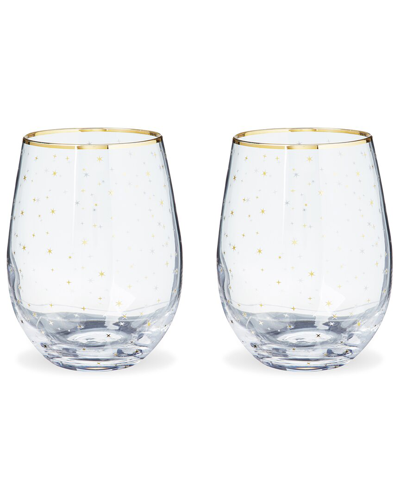 TWINE TWINE STARLIGHT STEMLESS WINE GLASS SET