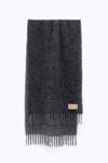 Filippa K Boucle Colour Block Scarf In Grey