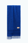 Filippa K Boucle Colour Block Scarf In Blue