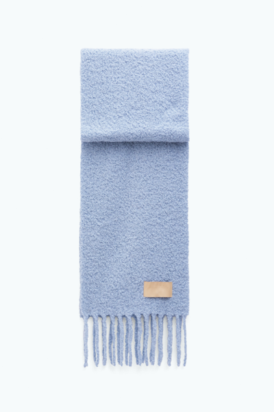 Filippa K Boucle Scarf In Blue