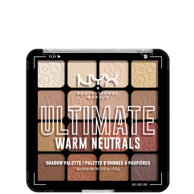 Nyx Professional Makeup Ultimate Shadow Palette Vegan 16-pan - Warm Neutrals In White