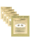 DR DENNIS GROSS SKINCARE DERMINFUSIONS LIFT + REPAIR EYE MASK 4 PACK