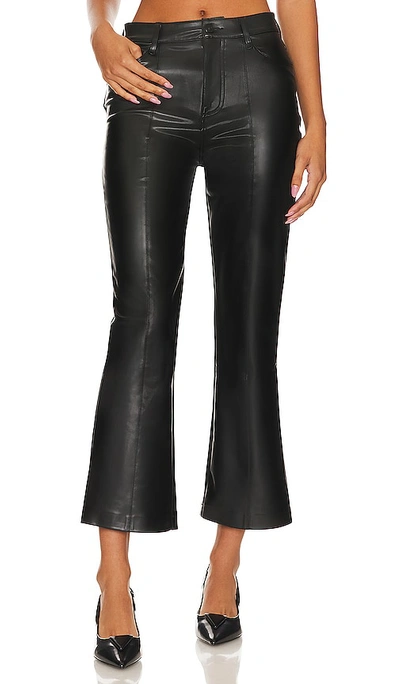 7 For All Mankind High Waist Slim Kick In Black