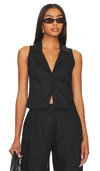 Faithfull The Brand Gabriel Top In Black