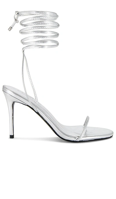 Femme La 3.0 Barely There Sandal In Metallic Silver