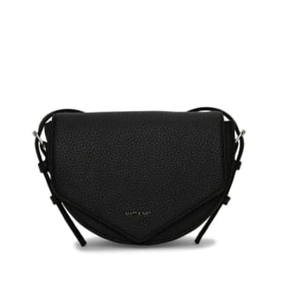 Matt & Nat Twill Saddle Bag In Black