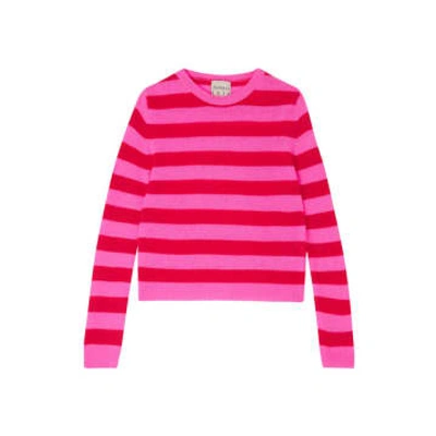 Jumper 1234 Stripe Crew In Pink