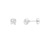 Estella Bartlett Knot Stud Earrings In Metallic