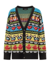 DSQUARED2 DSQUARED2 JACQUARD KNITTED CARDIGAN