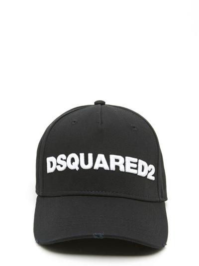 Dsquared2 Logo Cap - 黑色 In Black