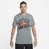 Nike Men's Dri-fit Baseball T-shirt In Grey